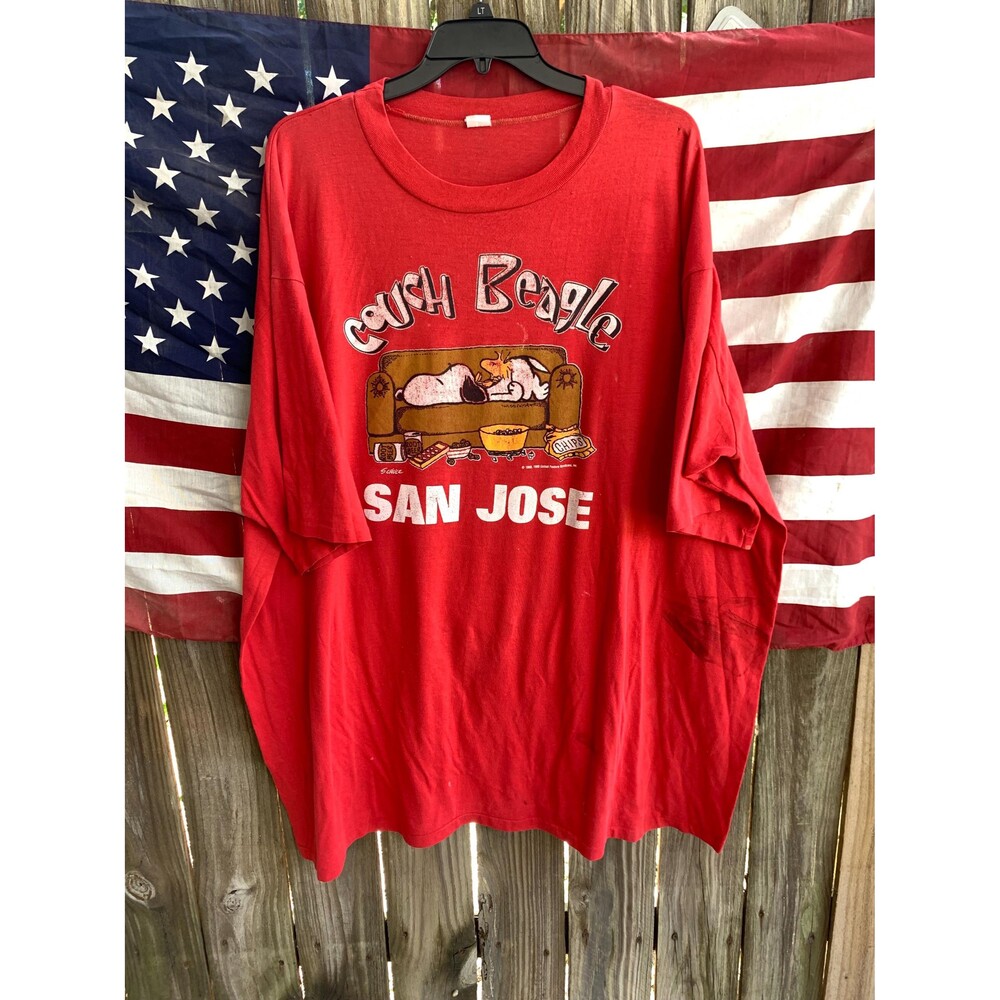 vintage 60s-70s  Peanuts Snoopy sleep gown by Schulz one size